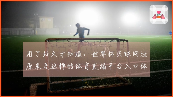 用了好久才知道，世界杯买球网址原来是这样的体育直播平台入口体验